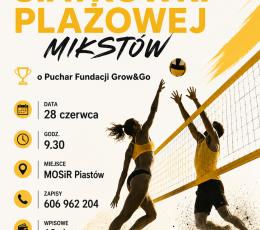 Turniej Siatkówki Plażowej Mikstów o...